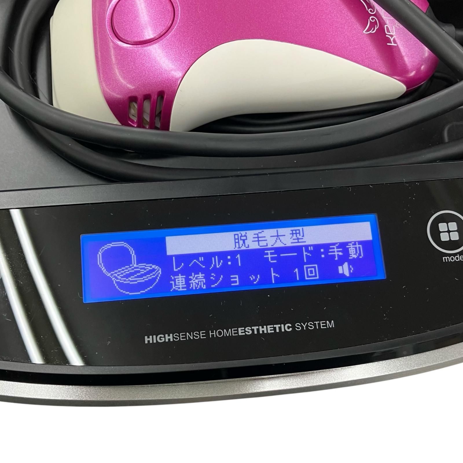 186000 通電確認のみ KE-NON ケノン 脱毛器 V4.1 ピンク NIPL-2080