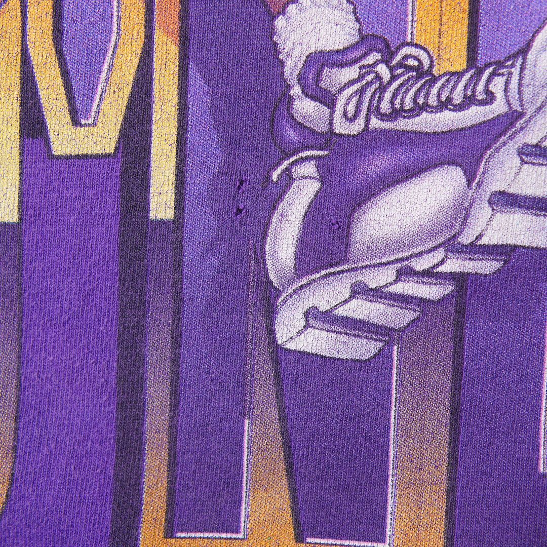 90s USA製 NBA レイカーズ LAKERS Tシャツ M パープル シャキール