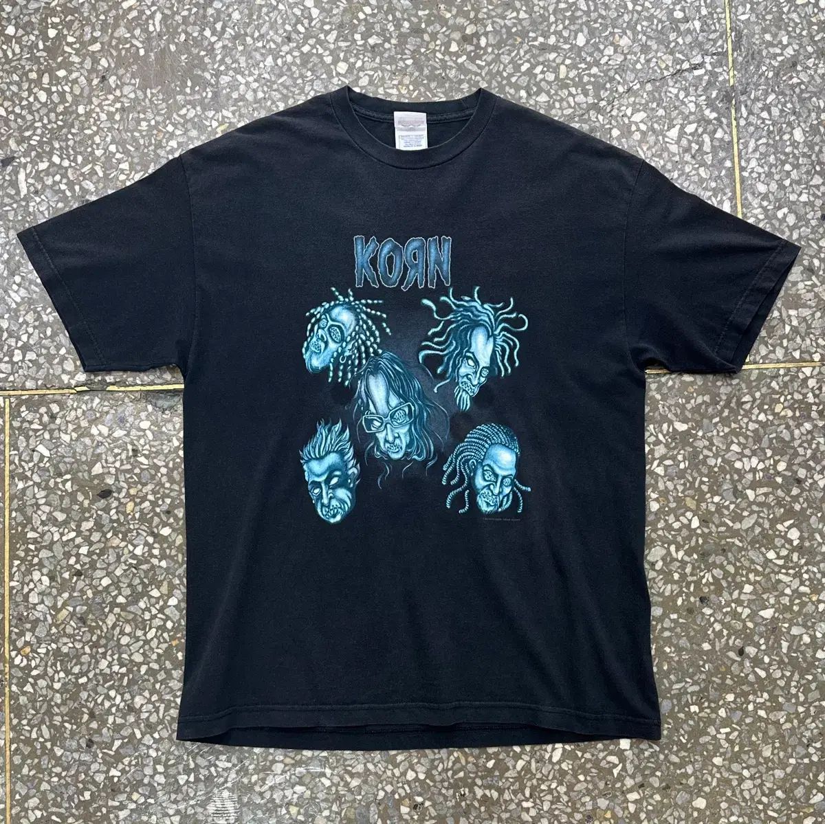 Early 00s Korn コンサート ヴィンテージ Tシャツ XL