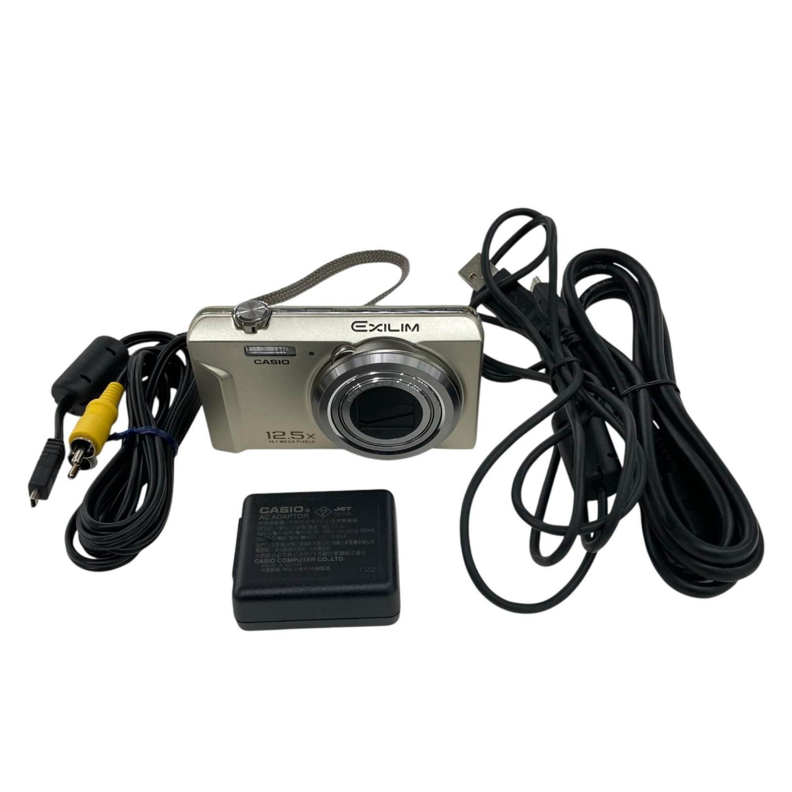 186001 ジャンク品 CASIO カシオ EXILIM EX-ZS150 ゴールド - メルカリ