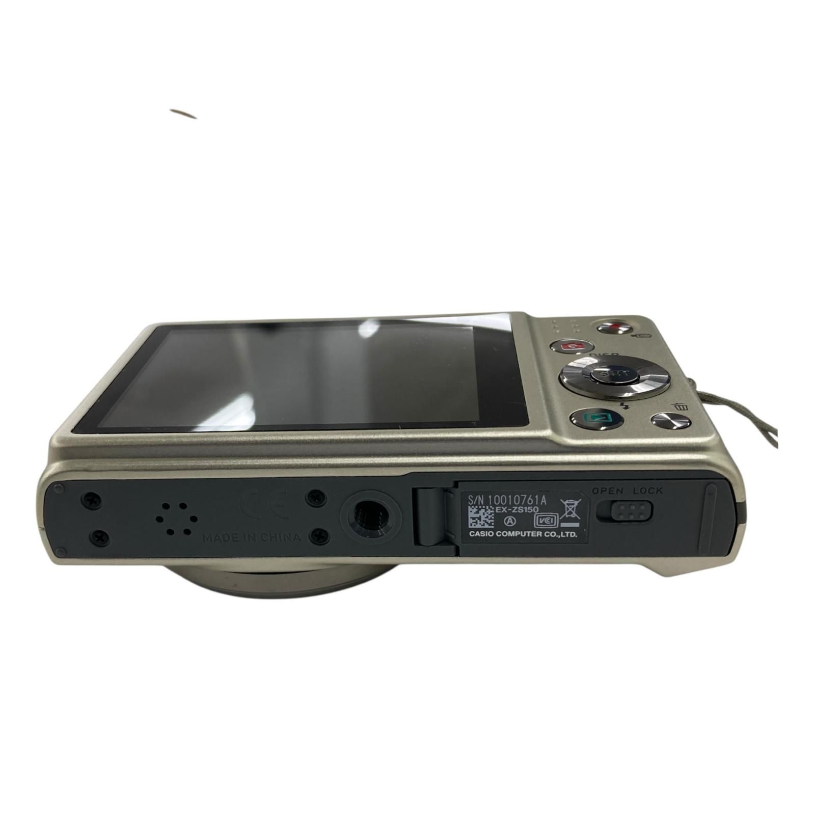 186001 ジャンク品 CASIO カシオ EXILIM EX-ZS150 ゴールド - メルカリ