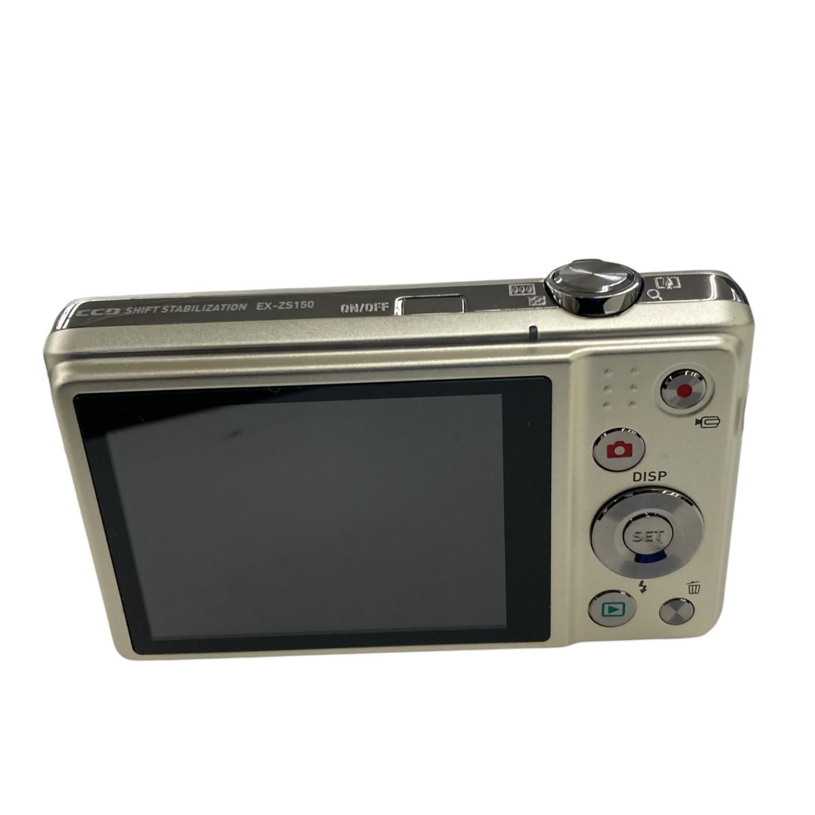 186001 ジャンク品 CASIO カシオ EXILIM EX-ZS150 ゴールド - メルカリ