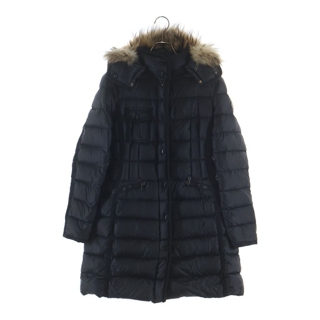 モンクレール　エルミファー　ロングコート MONCLER (モンクレール) エルミファー フーデッド ジップアップ ダウン