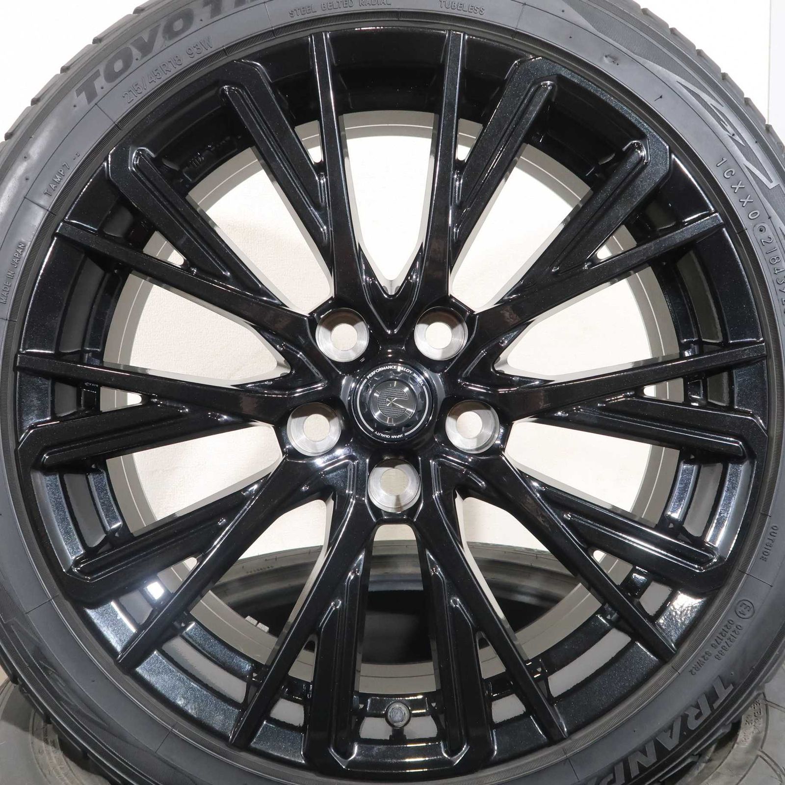 4本 トヨタ ノア ヴォクシー 純正 18インチ 7J +40 5H 114.3 ラジアル