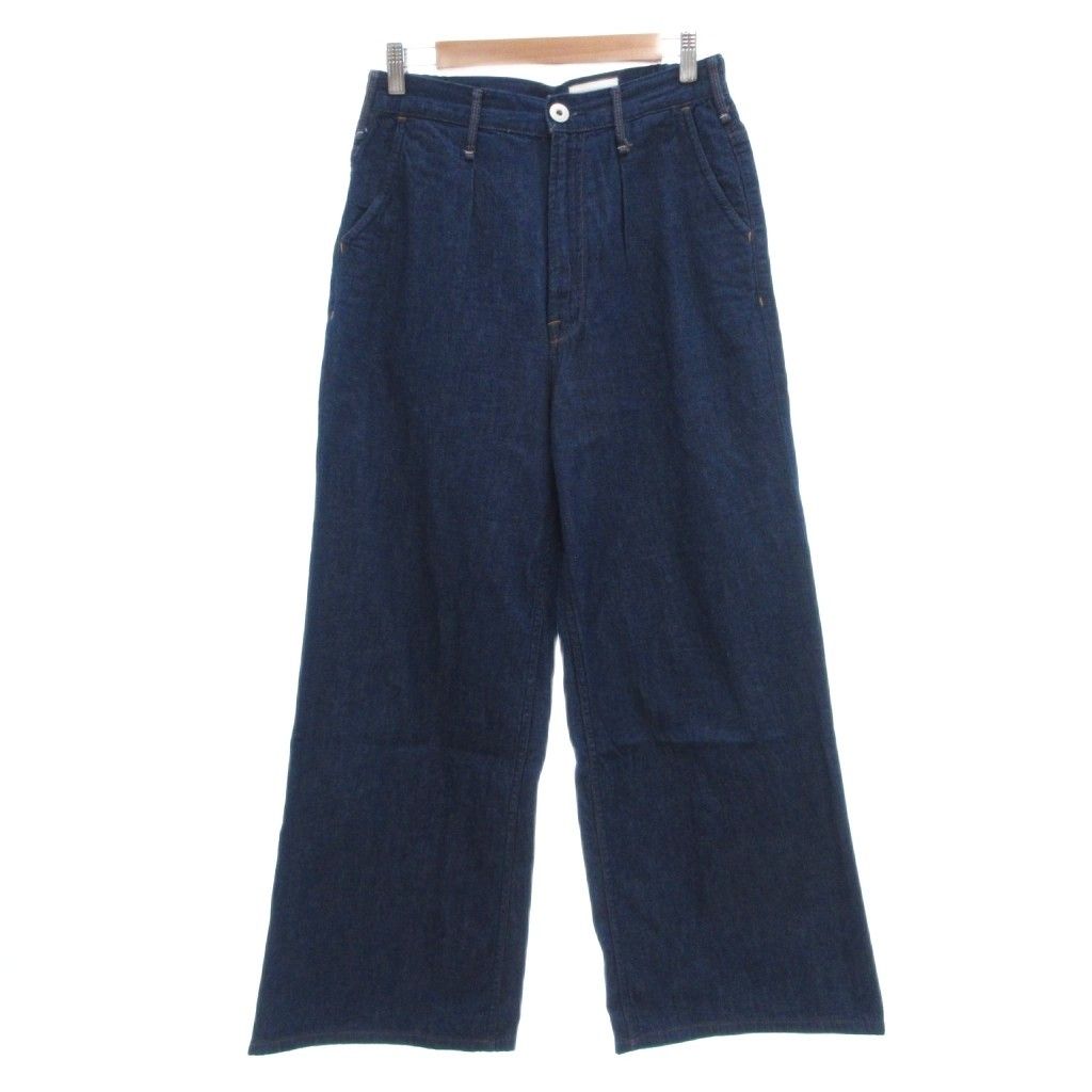 アッパーハイツ upper hights THE LAZY CINDY デニムパンツ ジーンズ ワイド インディゴ /SX ■GY12