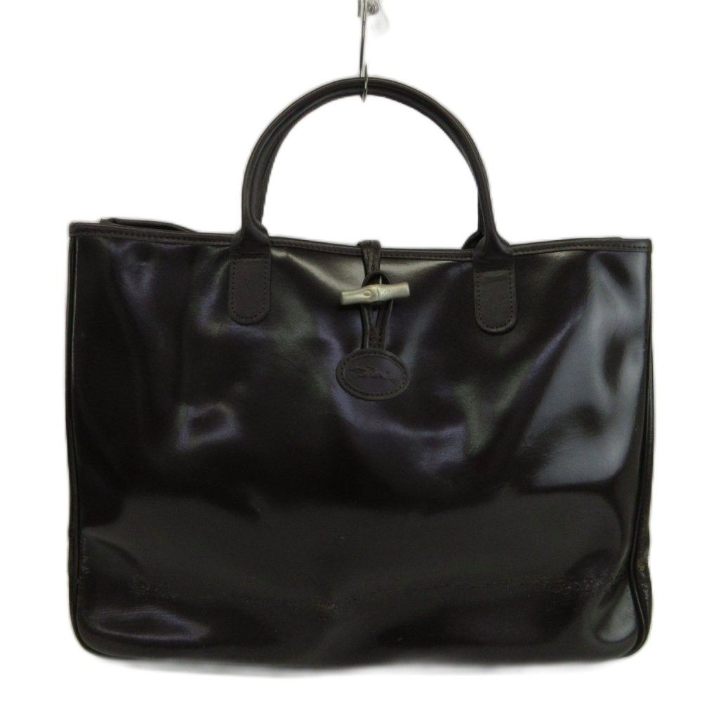 ロンシャン LONGCHAMP ロゾ ROSEAU トートバッグ ハンド レザー ロゴ