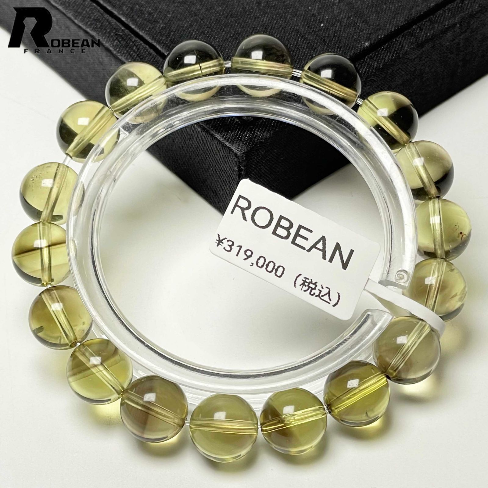 【限定一点】EU製 ★ROBEAN・魔晶宙斯（ゼウス）★ブレスレット パワーストーン アクセサリー 天然石 プレゼント 約10.4-10.8mm M0507567