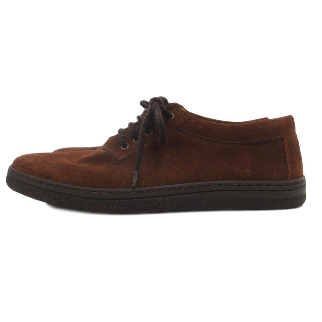 サルヴァトーレフェラガモ Salvatore Ferragamo ローカットスニーカー シューズ スエード レザー 6 茶 ブラウン /GV ■GY50