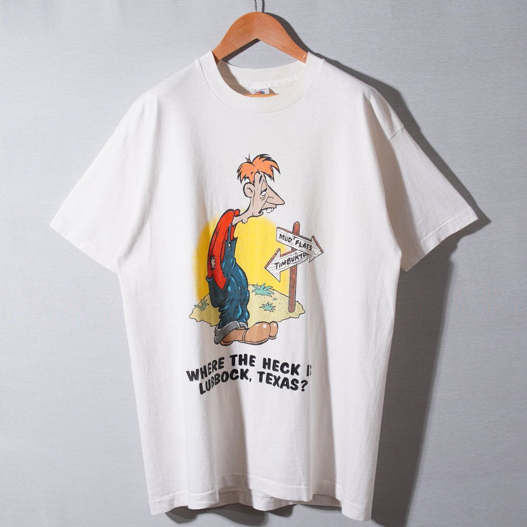 90s USA製 ヴィンテージ Tシャツ L ホワイト フルーツオブザルーム