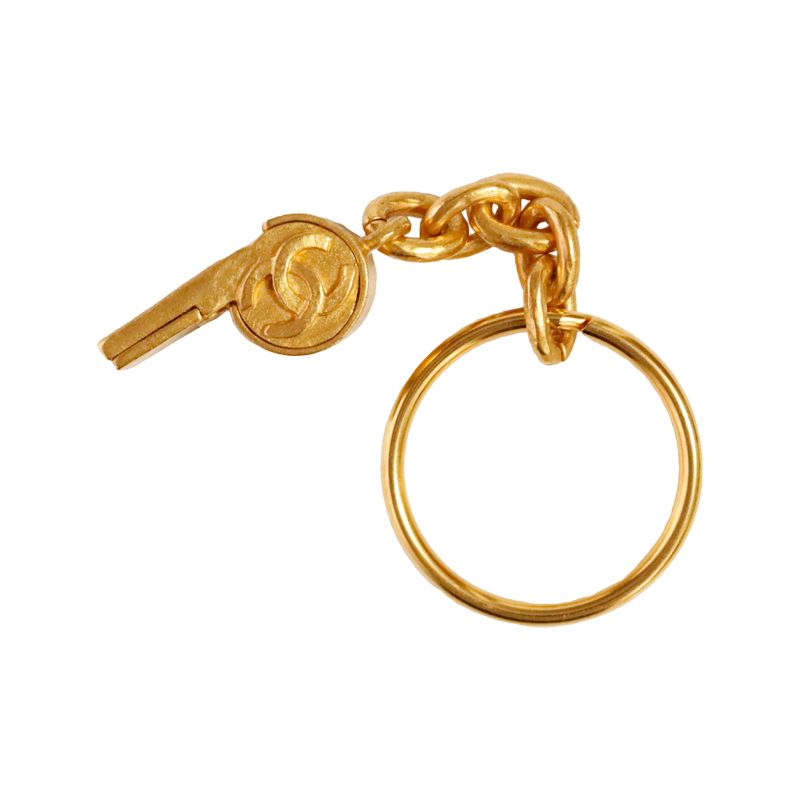 美品 シャネル キーホルダー ホイッスル 95P