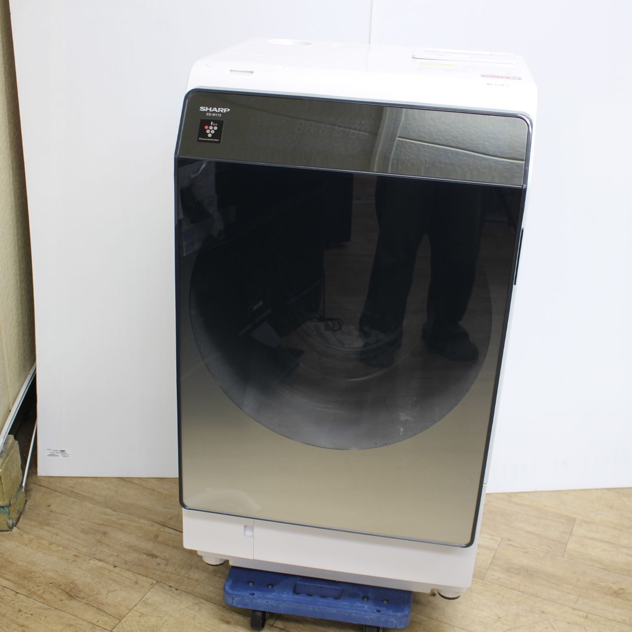 608)シャープ ドラム式洗濯乾燥機 ES-W113-SL 左開き 洗濯11kg 乾燥6kg 2021年製