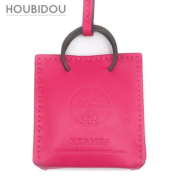 エルメス HERMES バッグチャーム サックオランジュ アニョーミロ スイフト ローズメキシコ バッグモチーフ Y 【箱】【中古】