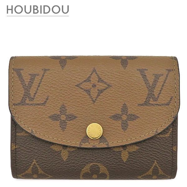ルイヴィトン LOUIS VUITTON コインケース ポルトモネ ロザリ モノグラムキャンバス モノグラムリバースキャンバス モノグラムリバース ゴールド金具 小銭入れ M82333 RFID【中古】