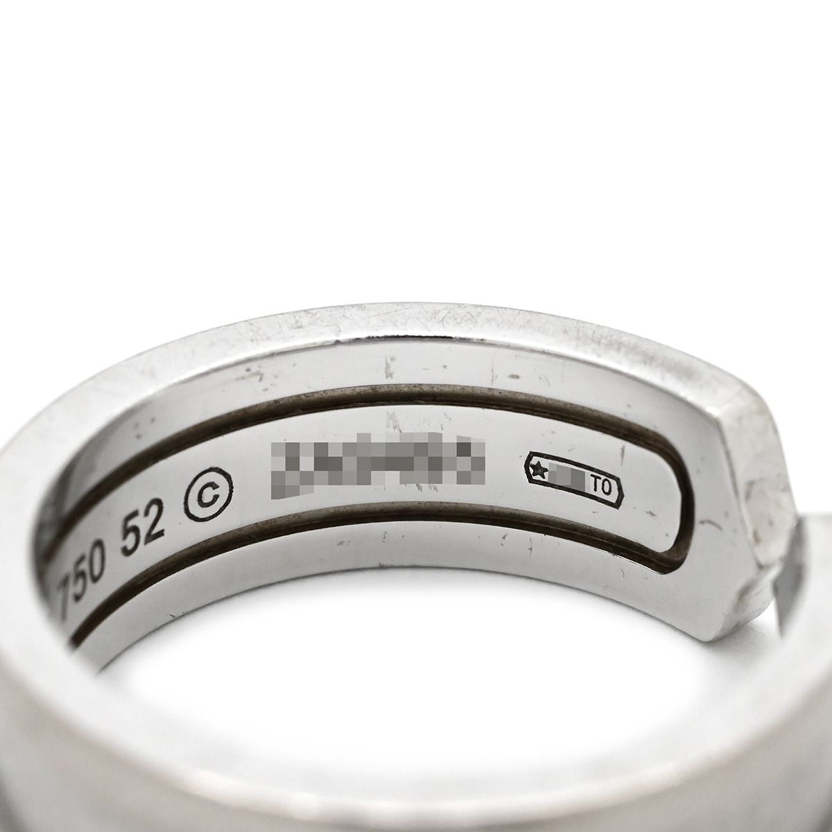 カルティエ Cartier リング 指輪 C2リング ホワイトゴールド #52(JP12