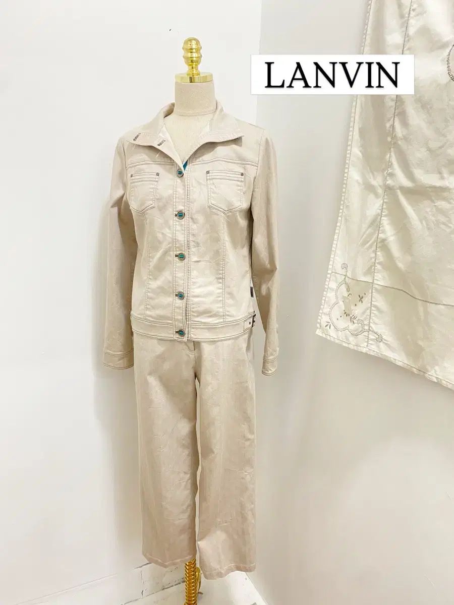 LANVIN ランバン Sport トゥーポケット ベージュ ジャケット セット