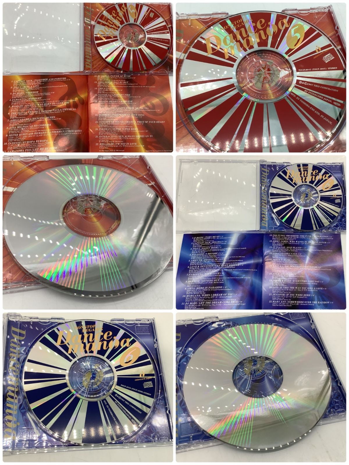 6228 【8枚セット】 DANCE MANIA ダンスマニア 1〜8 オムニバス CD 