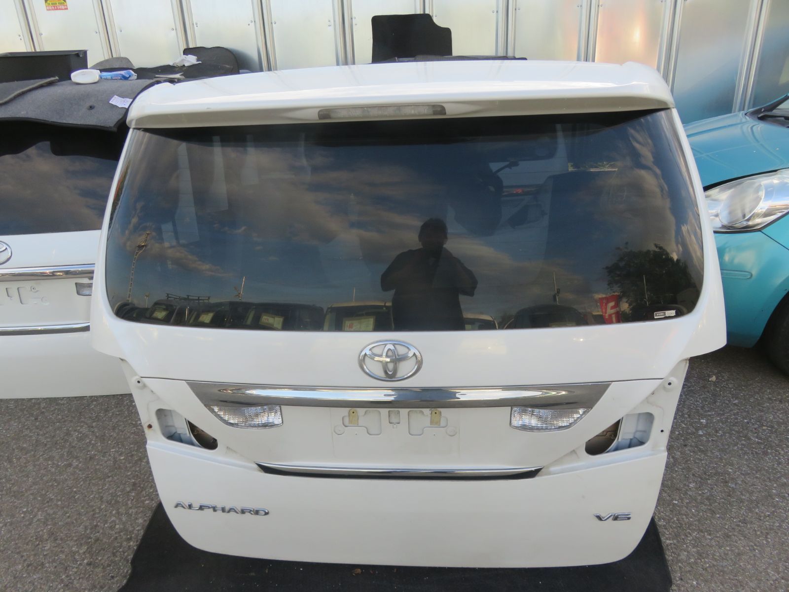 ★SFC7224/アルファード 20系 ANH20W ANH25W GGH20W GGH25W 前期 純正 パワーバックドア リアゲート/トランク ハッチバック 白070ホワイトパール