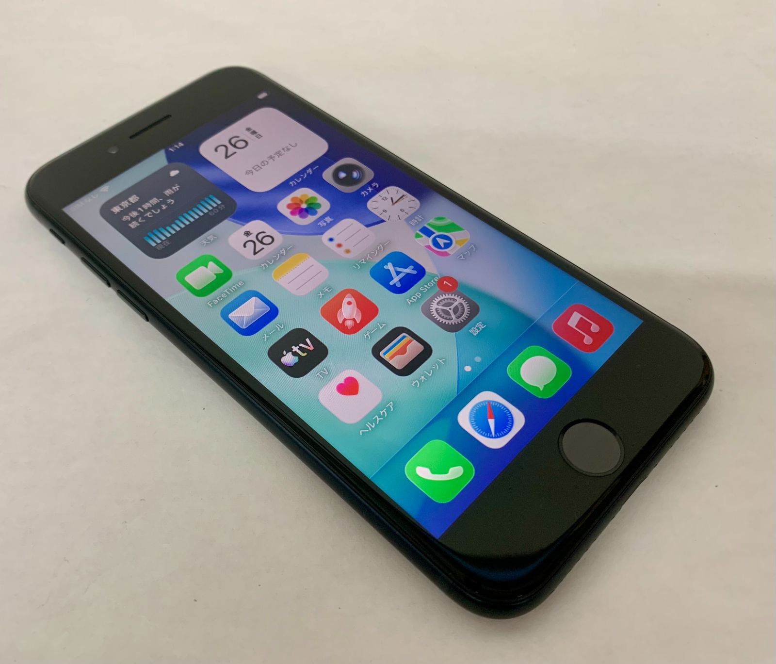 美品】iPhone SE3 64GB ミッドナイト SIMフリー バッテリー100% - メルカリ