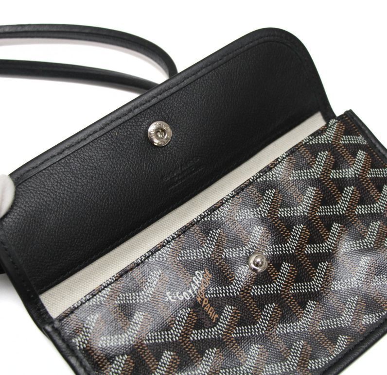 ゴヤール GOYARD サンルイPM トートバッグ 黒 ゴヤールコーティング