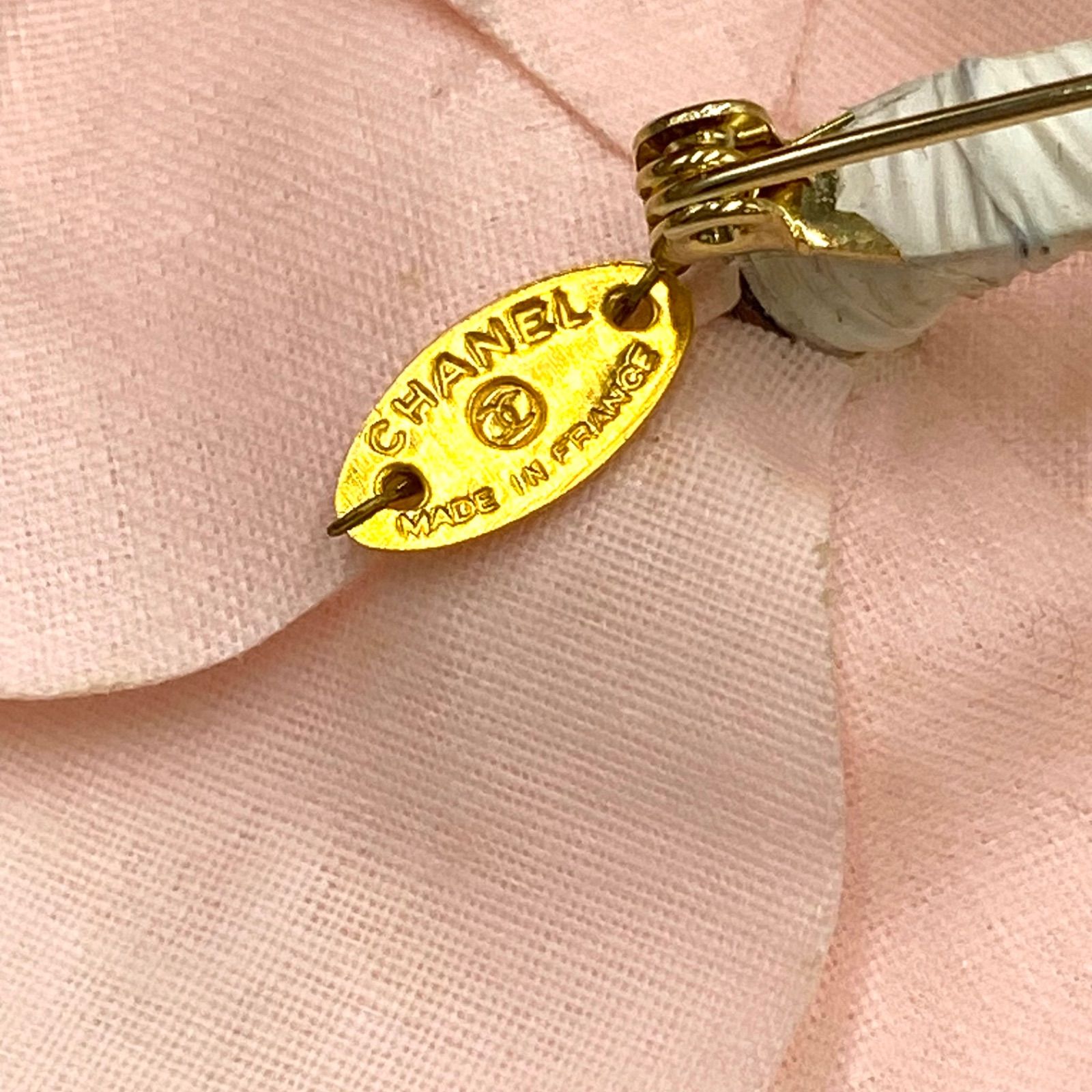 CHANEL シャネル カメリア ブローチ コサージュ ピンク ヴィンテージ