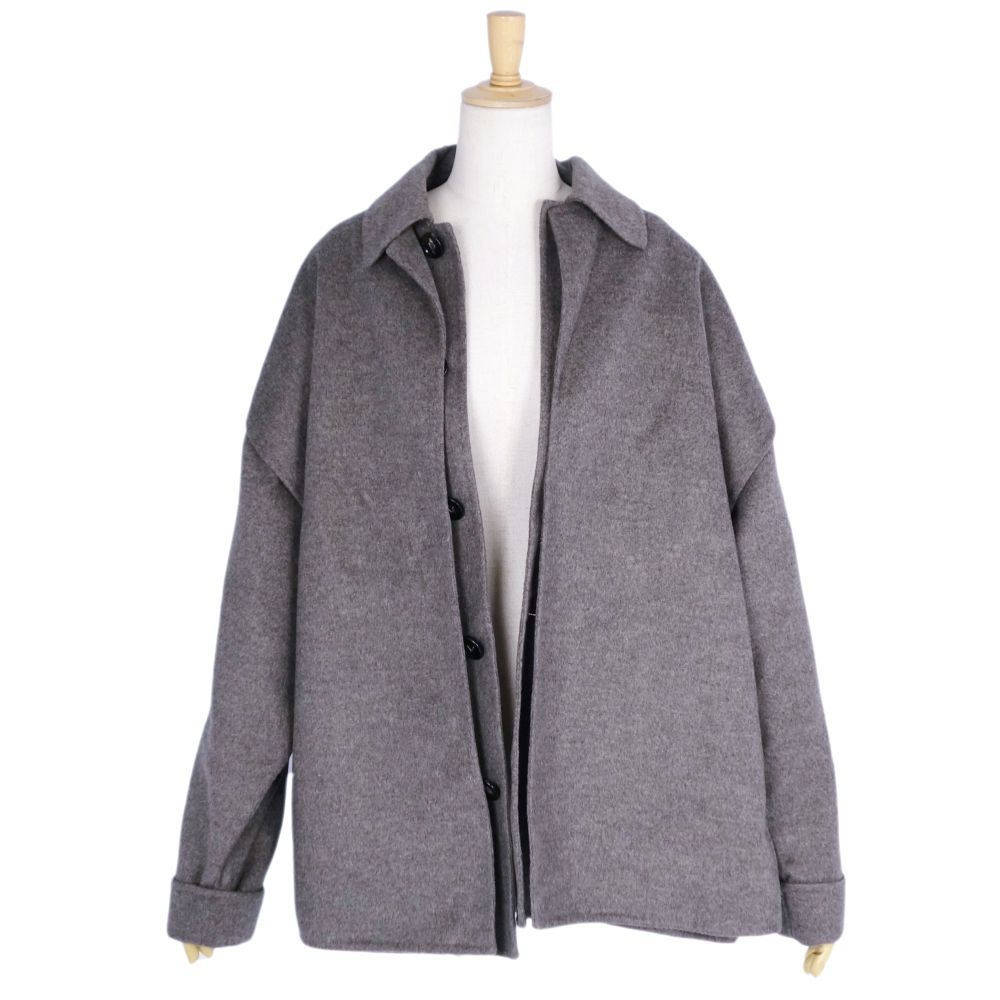 美品 ボッテガヴェネタ BOTTEGA VENETA コート レイヤード ダブル