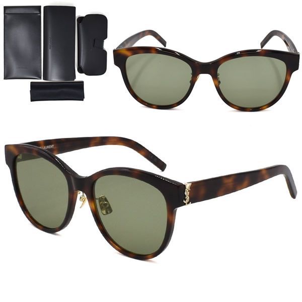 サンローラン サングラス SAINT LAURENT SL M107/K 003 サングラス アジアンフィット レディース SLM107K-003 ハバナ グリーン