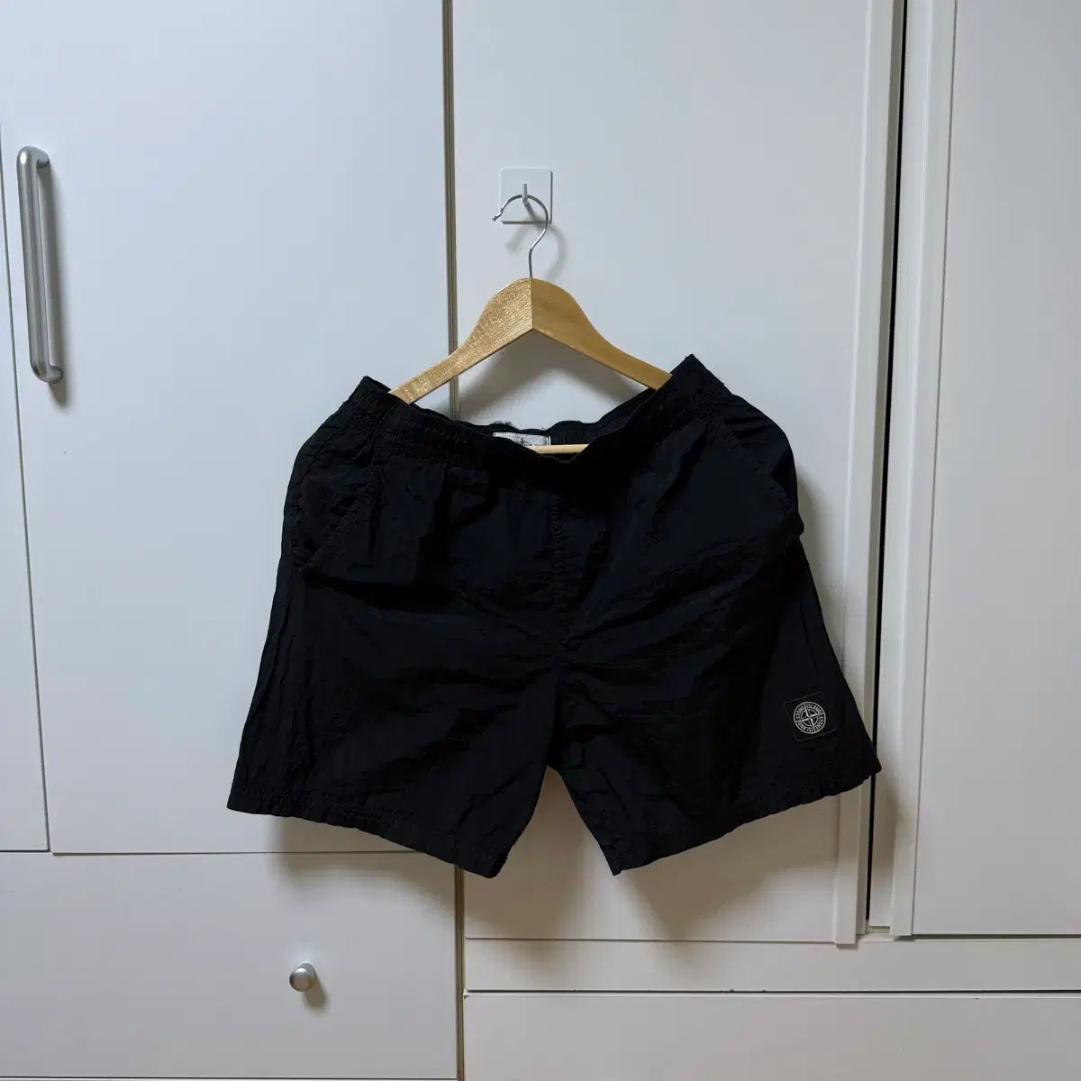 S STONE ISLAND ストーンアイランド ナイロン ハーフパンツ