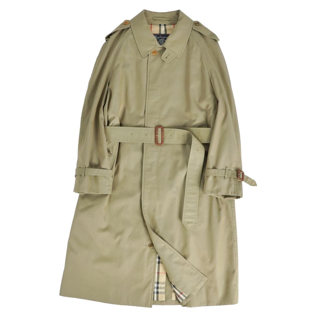 希少 S〜M ヴィンテージ BURBERRY　シングル　トレンチコート 美品 Vintage バーバリー Burberrys コート シングル トレンチ - メルカリ