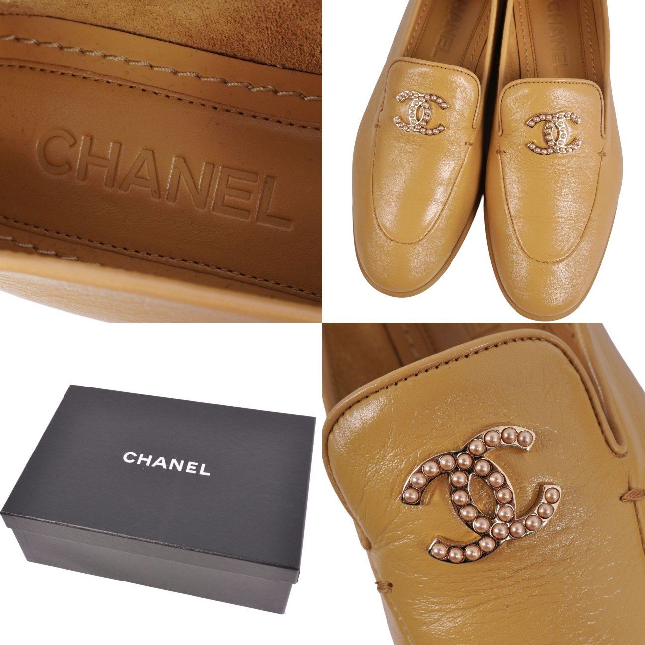 未使用 シャネル CHANEL ローファー 23A G45008 オペラシューズ - メルカリ