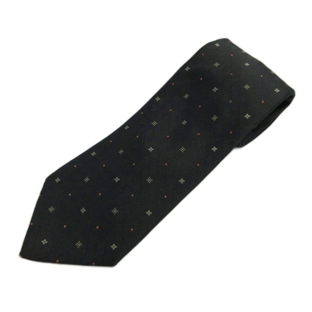 ルイヴィトン LOUIS VUITTON ネクタイ 絹 シルク ワイドタイ モノグラム 総柄 紺 ネイビー /XZ ■GY03 10,842円