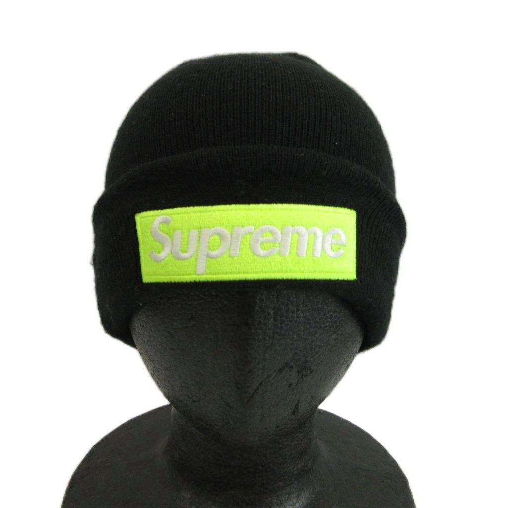 シュプリーム SUPREME × ニューエラ NEW ERA ボックスロゴ ビーニー