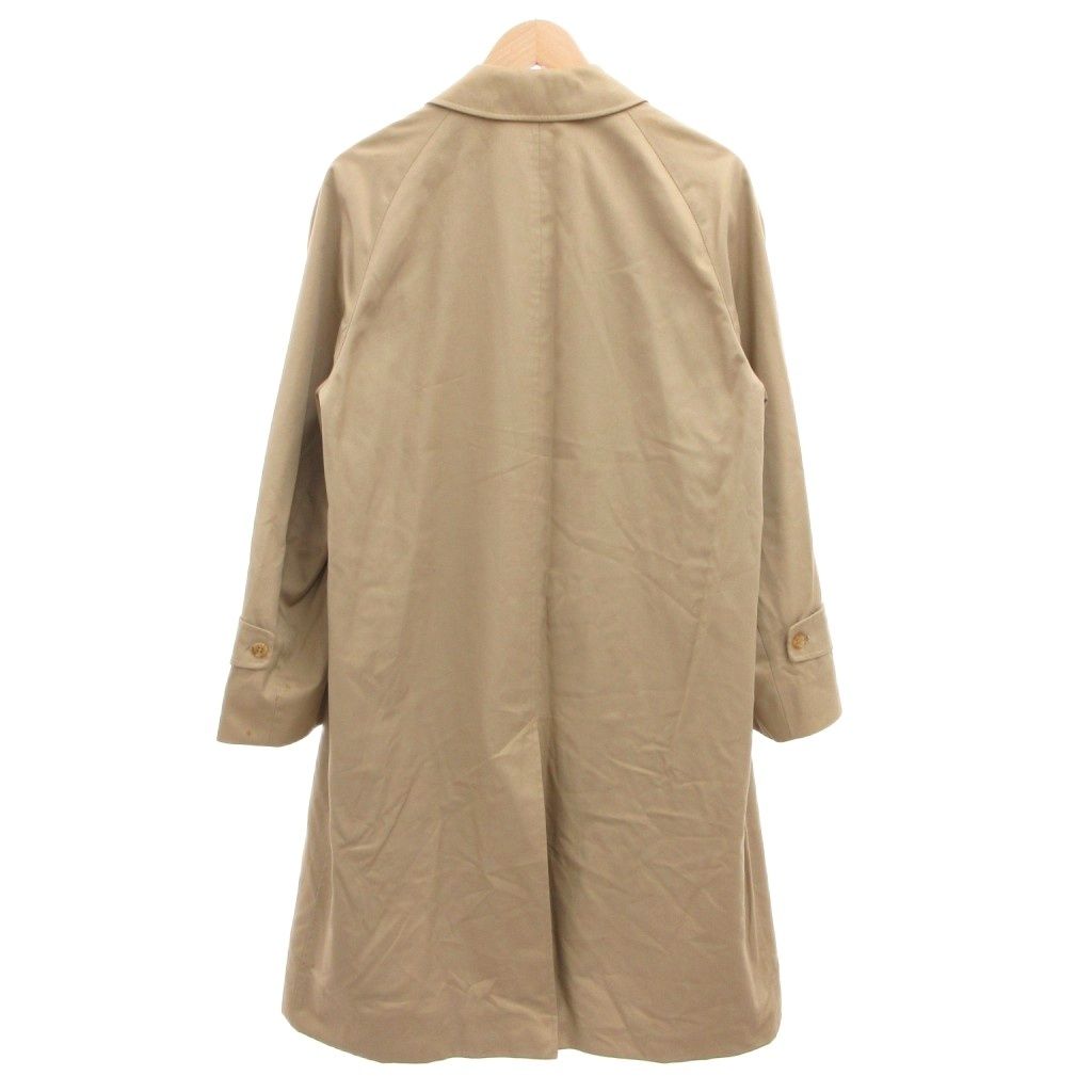 アクアスキュータム AQUASCUTUM ステンカラーコート ベージュ ロング丈