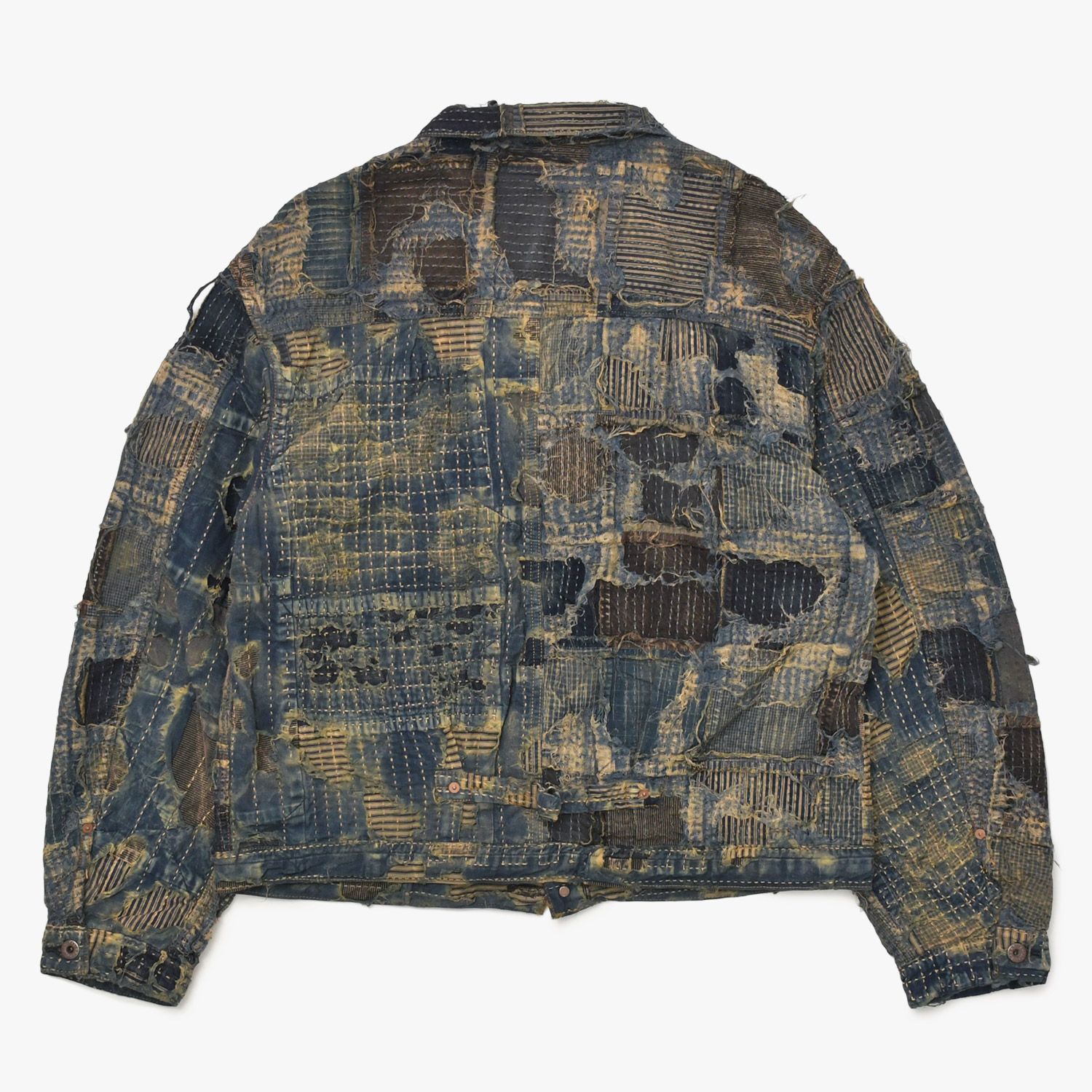 未使用品 KAPITAL キャピタル BORO SPRING 1ST JKT EK-1549LJB