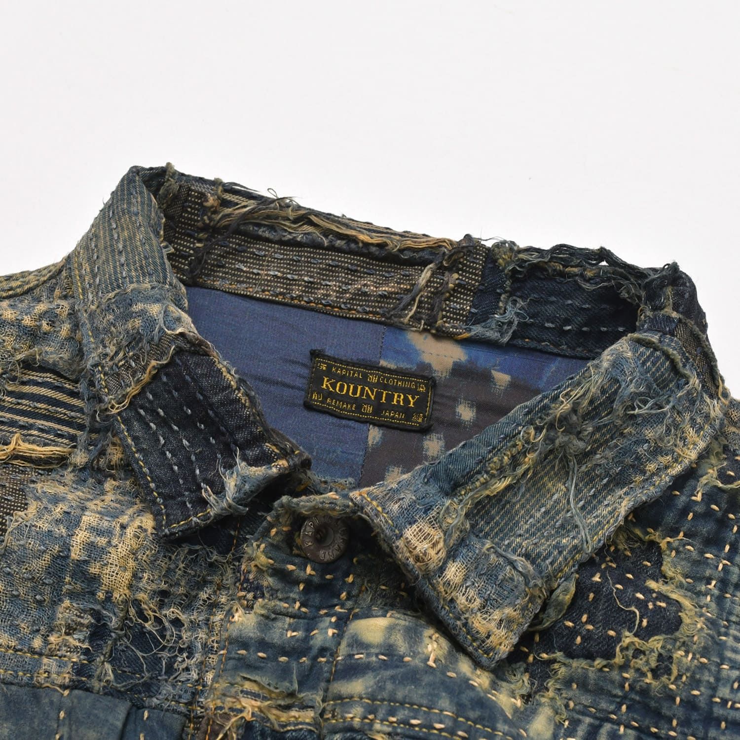 未使用品 KAPITAL キャピタル BORO SPRING 1ST JKT EK-1549LJB