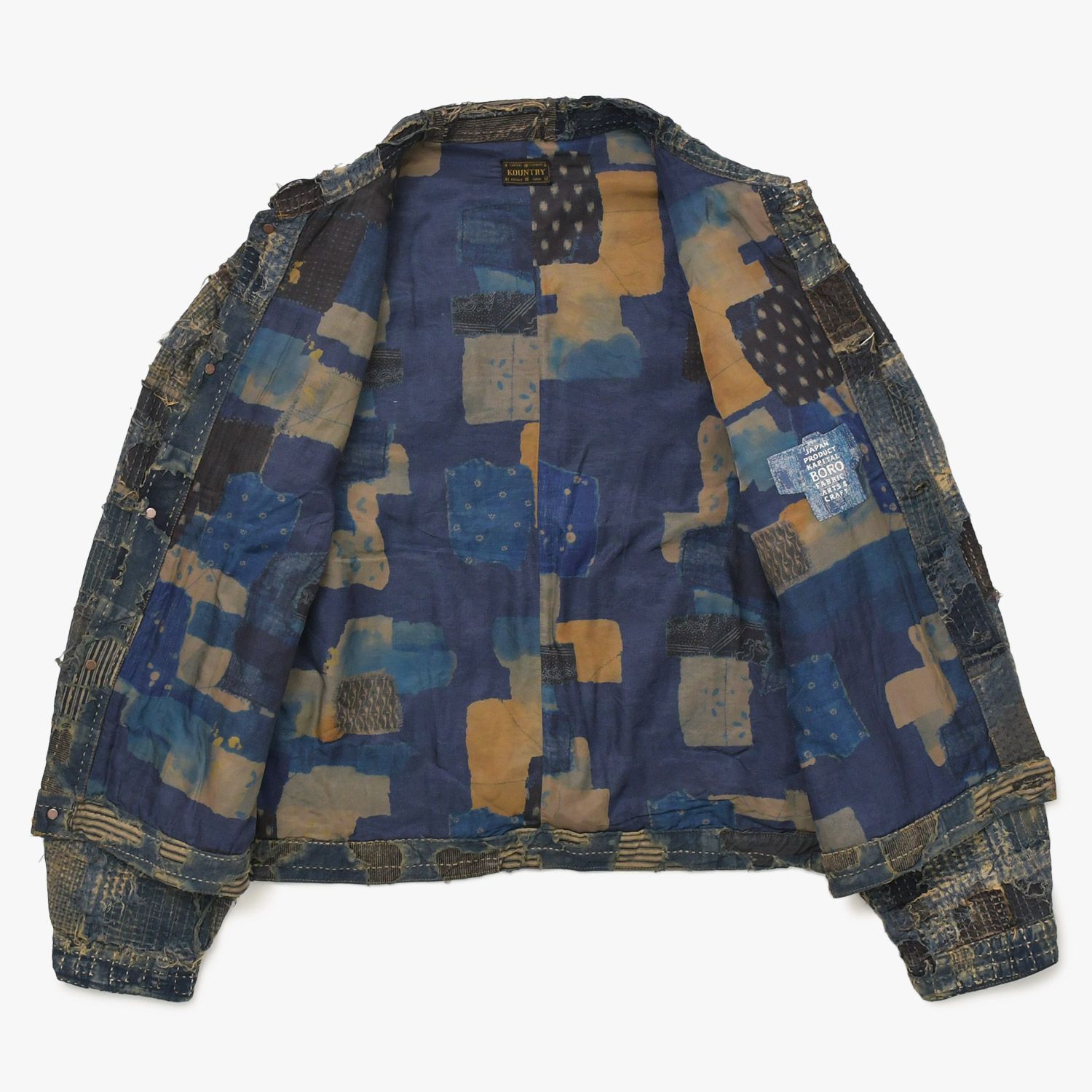 未使用品 KAPITAL キャピタル BORO SPRING 1ST JKT EK-1549LJB