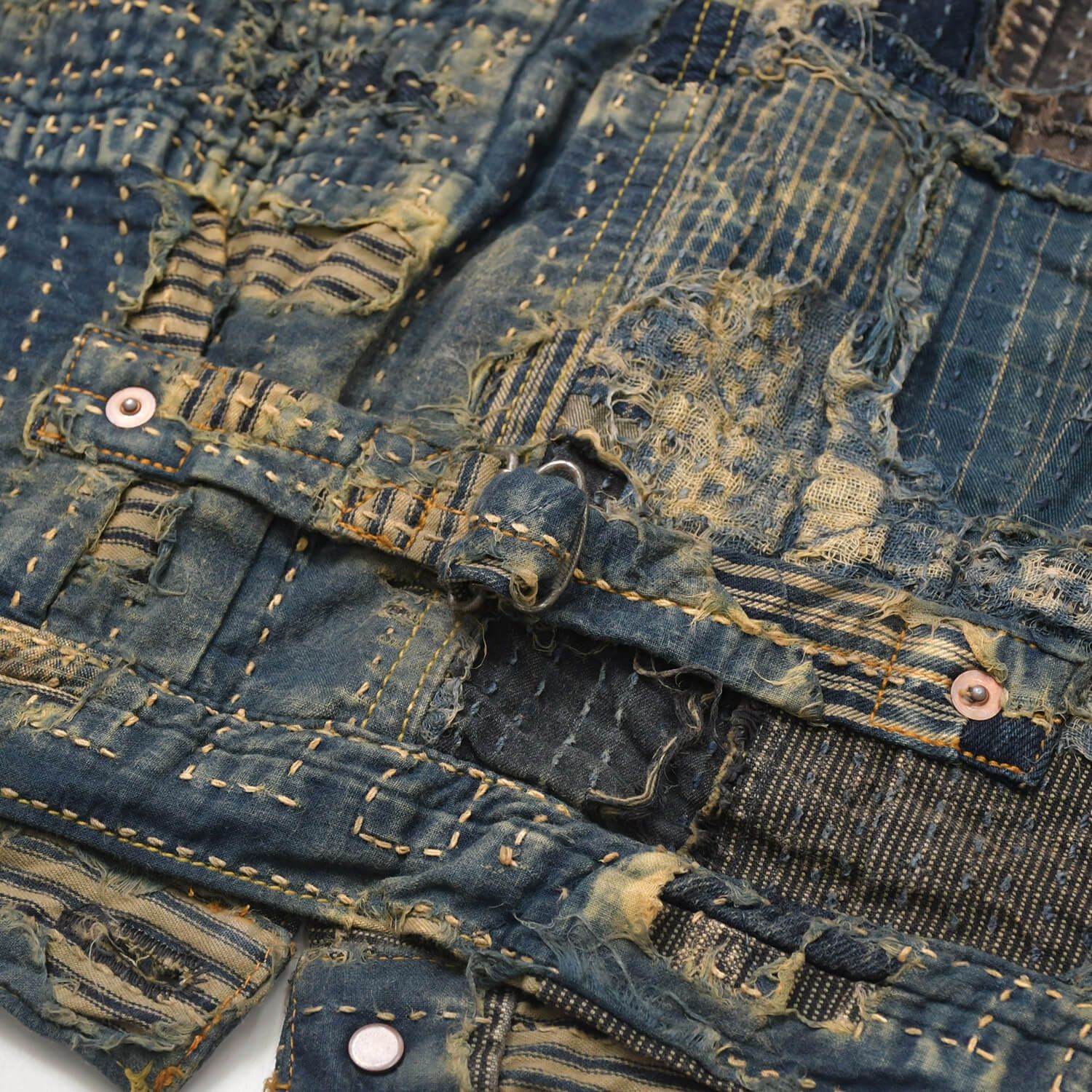 未使用品 KAPITAL キャピタル BORO SPRING 1ST JKT EK-1549LJB