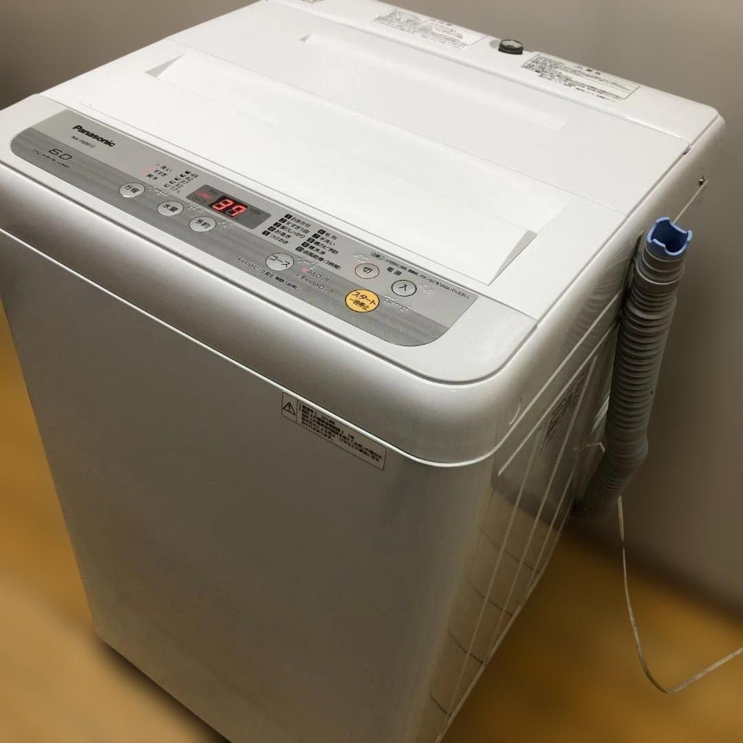 パナソニック 6.0kg 全自動洗濯機 NA-F60B12 2018年製 洗濯 ビッグ 