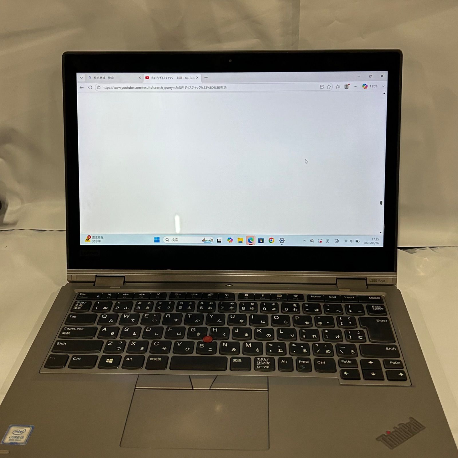 パナソニック ノート型パソコン i3-8145U ThinkPad L390 Yoga i3-8145U タッチパネル ノートPC - メルカリ