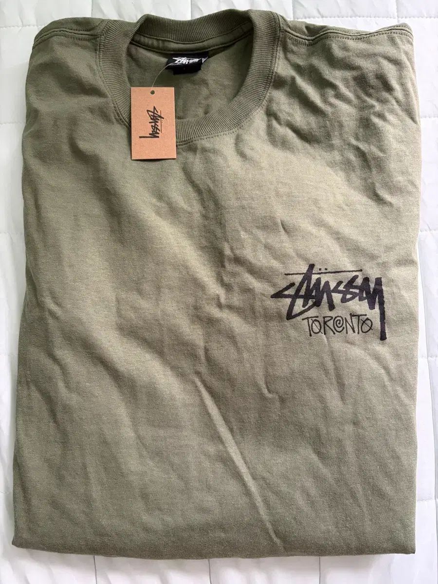STUSSY トロント Tシャツ オリーブ L 新品