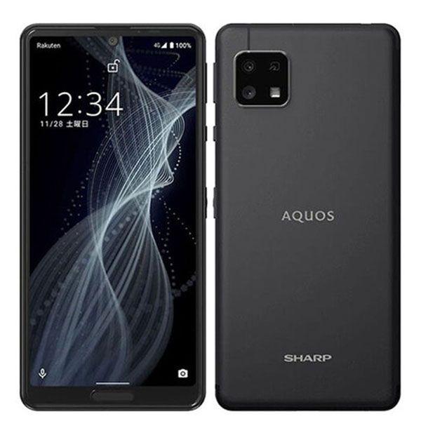 中古】 AQUOS sense4 lite SH-RM15 ブラック SIMフリー 本体 楽天