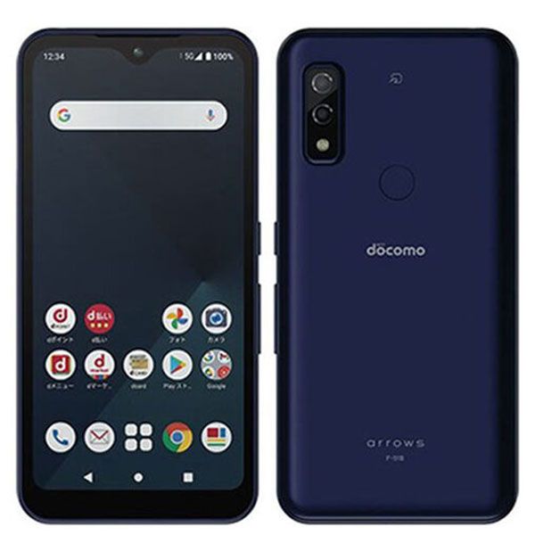 富士通 - 【中古】 F-51B arrows We ネイビー SIMフリー 本体 ドコモ スマホ  【送料無料】 f51bna7mtm 中古】 F-51B arrows We ネイビー SIMフリー 本体 ドコモ スマホ【送料