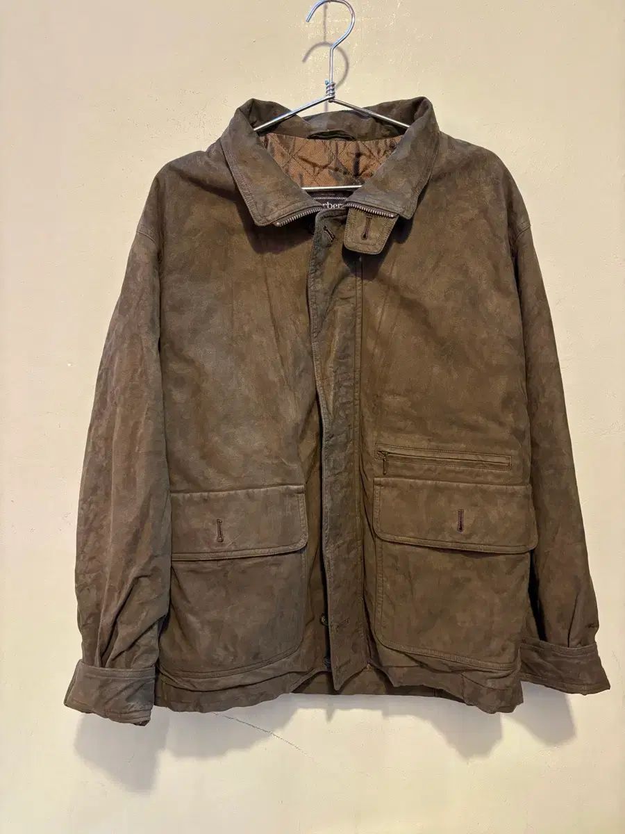バーバリー 正規品 スウェード ジャケット