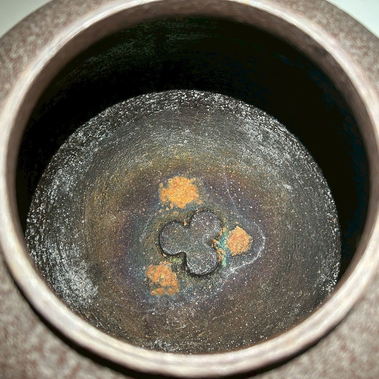 真形釜 茶釜 茶道具 共箱 釜師 風典作 炉釜 鉄釜 茶器 茶の湯 炉用