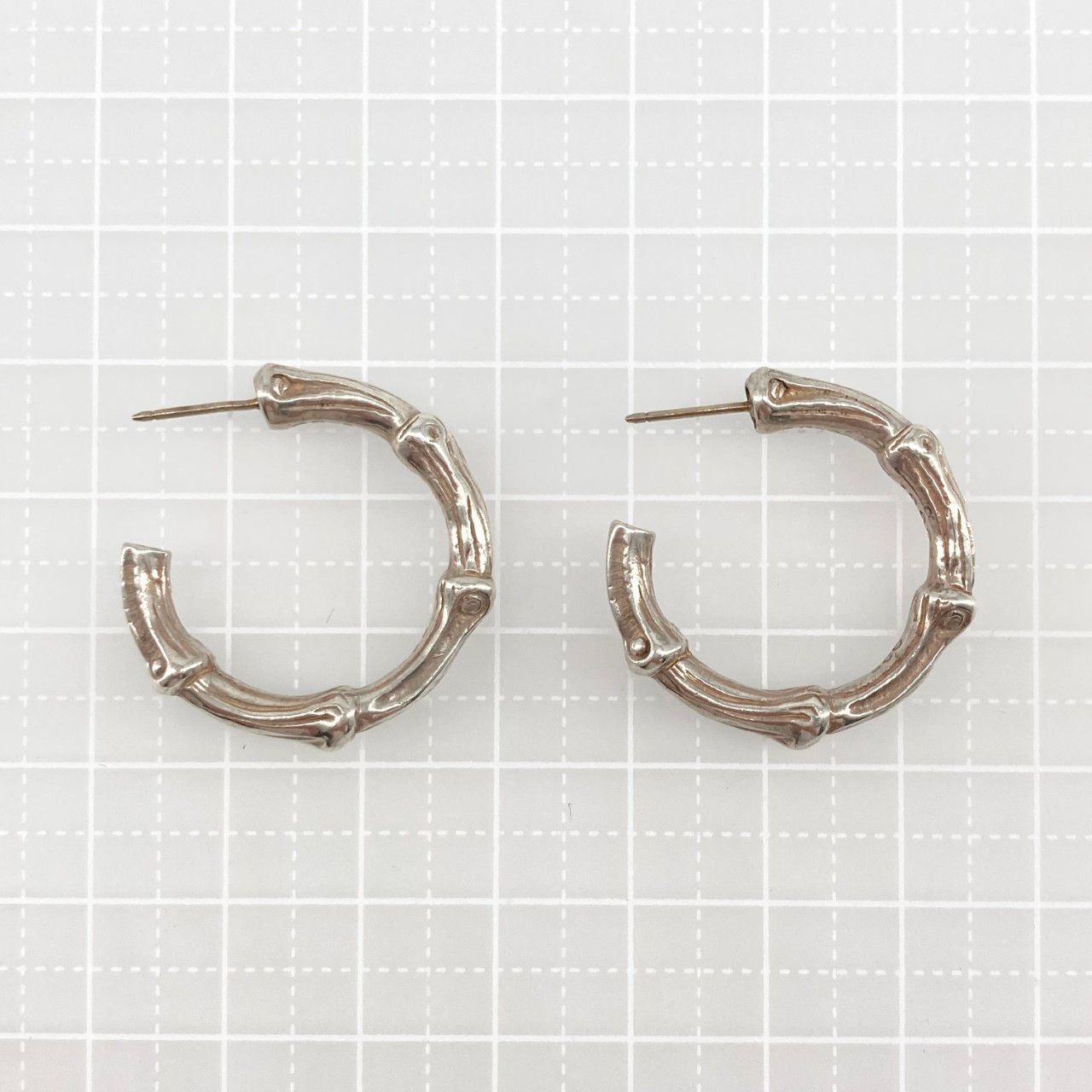 TIFFANY&Co.（ティファニー） バンブーフープ Ag925 ピアス シルバー