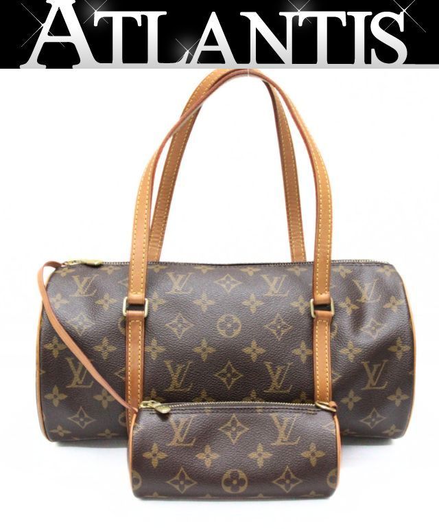 ルイヴィトン Louis Vuitton パピヨン30 ハンドバッグ ポーチ付き モノグラム M51385 【75148】
