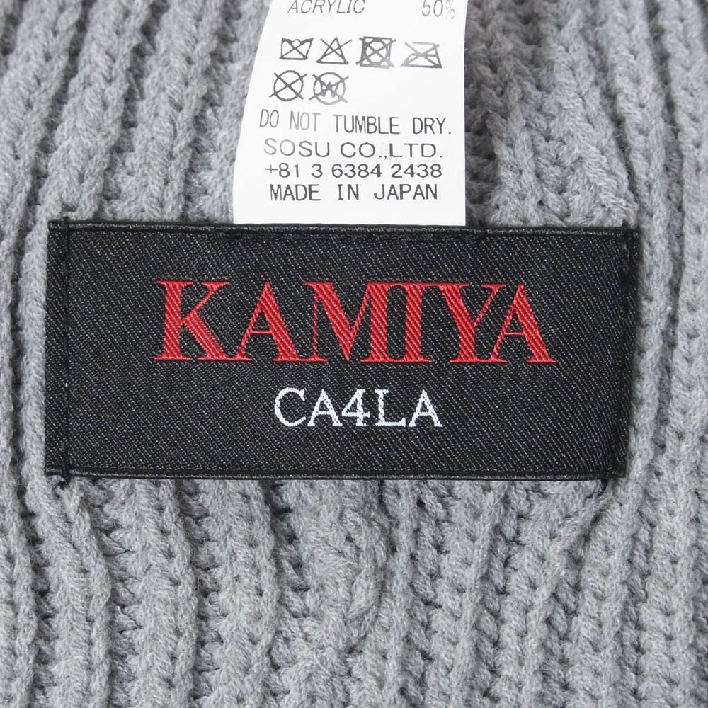カミヤ KAMIYA G16CA106-0 CA4LA カシラ KMY BEANIE ビーニー ニット帽