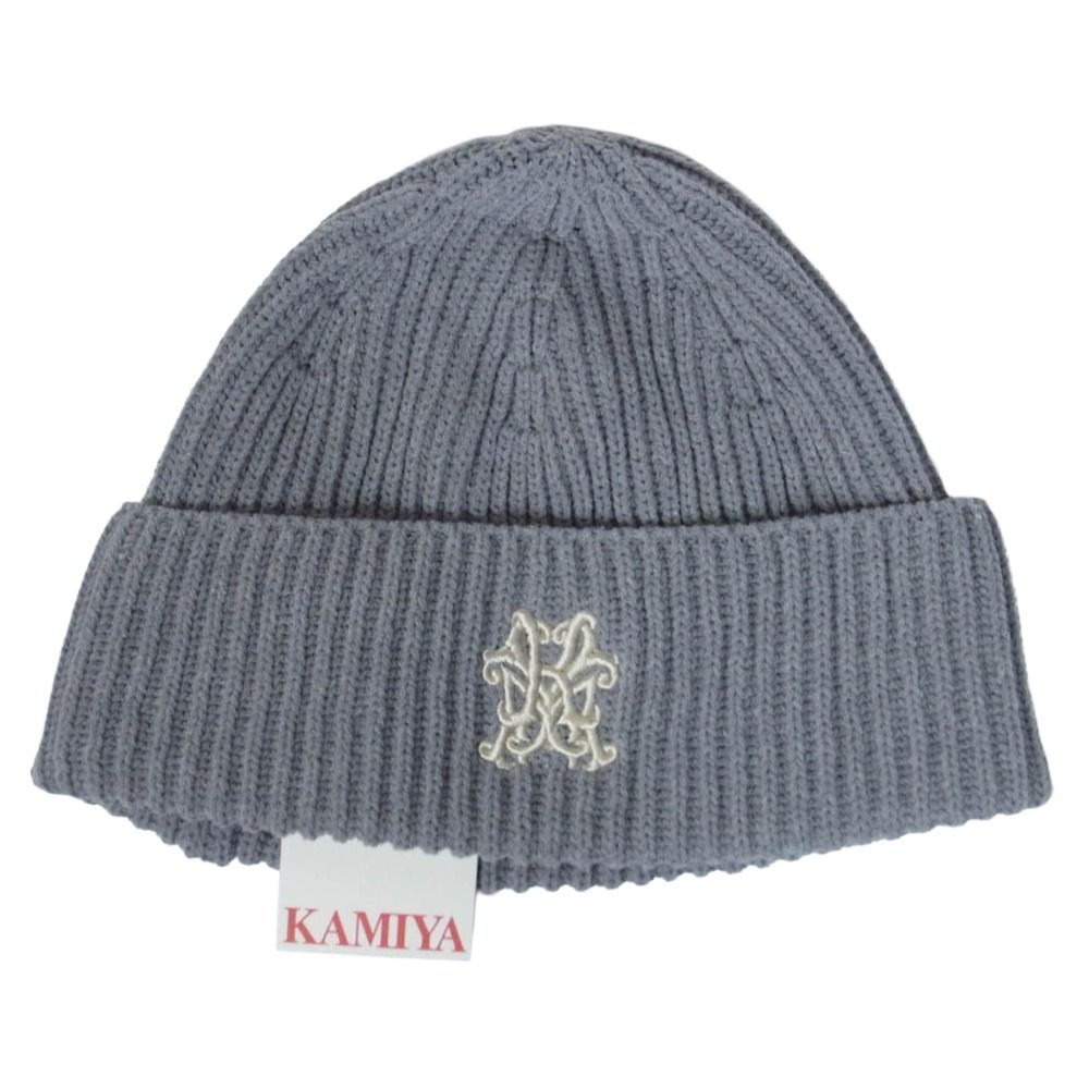 カミヤ KAMIYA G16CA106-0 CA4LA カシラ KMY BEANIE ビーニー ニット帽 ニットキャップ グレー グレー系 F【新古品】【未使用】【中古】 カミヤ KAMIYA G16CA106-0 CA4LA カシラ KMY BEANIE ビーニー ニット帽
