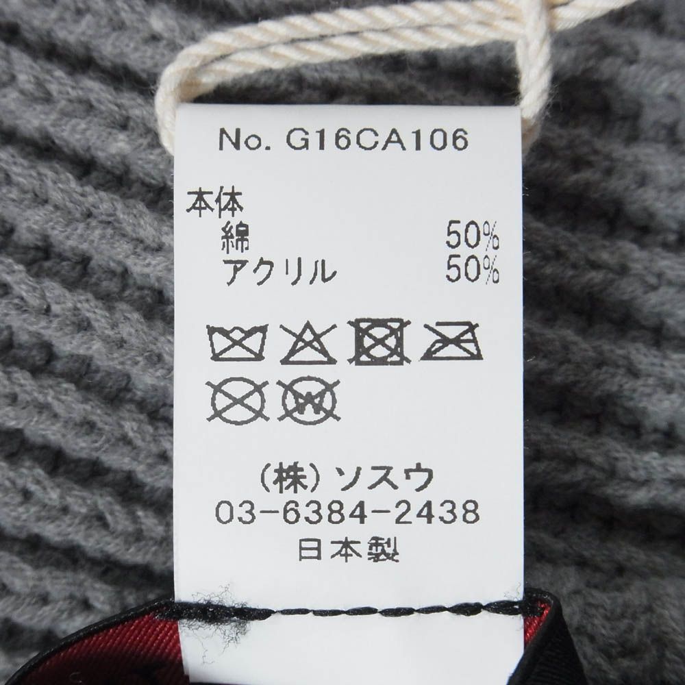 カミヤ KAMIYA G16CA106-0 CA4LA カシラ KMY BEANIE ビーニー ニット帽