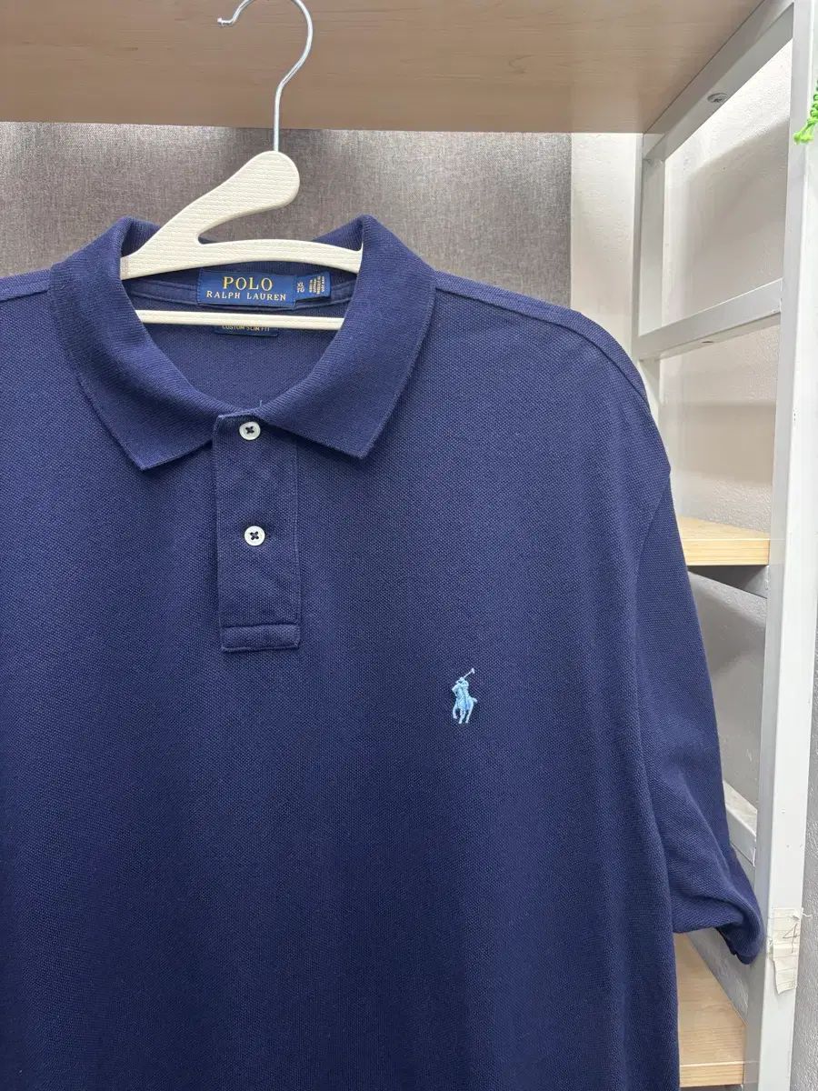 ポロラルフローレン ネイビー 半袖 カラーTシャツ