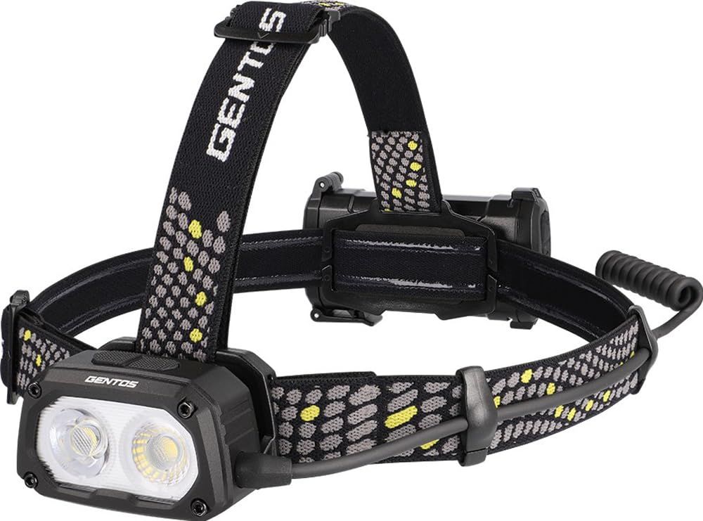 GENTOS(ジェントス) LED ヘッドライト USB充電式 【明るさ1000ルーメン/実用点灯8時間/後部認識灯】 専用充電池使用 ティーレックス TX-D434R送料無料 c147e4d9